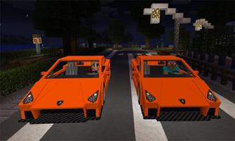Mod Car Lamborghini for MCPE Affiche