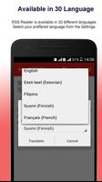 Feeds RSS Podcast and News Reader 2017 captura de pantalla 2