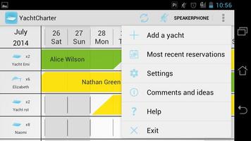 Yacht Calendar - Schedule Plan capture d'écran 1