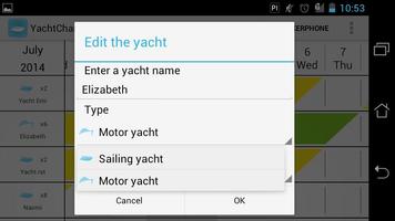 Yacht Calendar - Schedule Plan capture d'écran 2