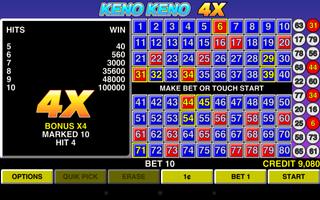 Keno Keno 4X Las Vegas Casino poster