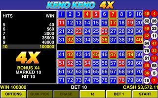 Keno Keno 4X Las Vegas Casino screenshot 1