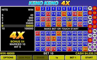 Keno Keno 4X Las Vegas Casino screenshot 3