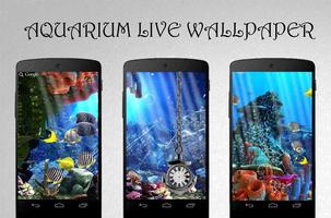 Aquarium Clock Live Wallpaper स्क्रीनशॉट 1