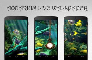 Aquarium Clock Live Wallpaper 스크린샷 2