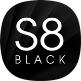 S8 Black AMOLED UX - Icon Pack আইকন