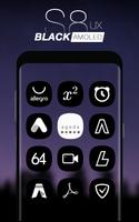 S8 Black AMOLED UX - Icon Pack اسکرین شاٹ 2