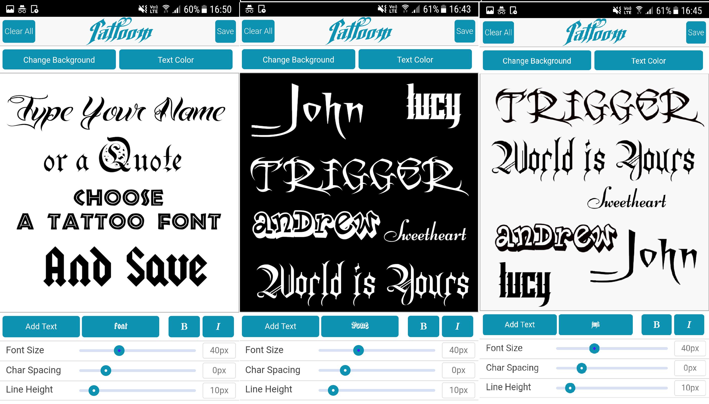 6. Tattoo Font Creator - wide 8