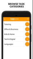 پوستر Toptask. Local freelance help 