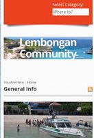 Lembongan Community plakat