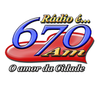 Rádio Centro Oeste 670 AM icône