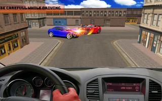 Airborne City Car Drive Free Screenshot 1