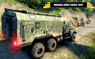 Offroad Army Truck: Soldiers Transport 3D โปสเตอร์