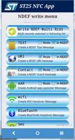 ST25 NFC App imagem de tela 1