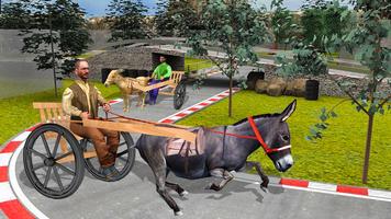 Donkey Cart Racing Simulator: Cart Transporter poster