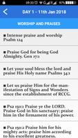 RCCG Fifty Days Prayer and Fasting 2018 screenshot 1