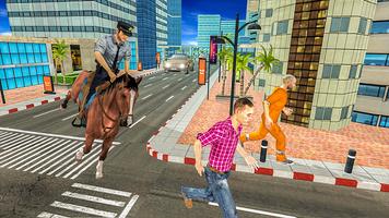 Police Horse Cops Duty: Grand Street Crime Chase capture d'écran 2