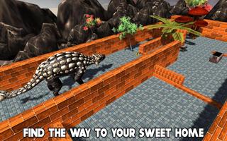 Dinosaur Maze Puzzle Run 3D capture d'écran 2
