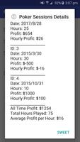 Free Poker Session Tracker screenshot 1