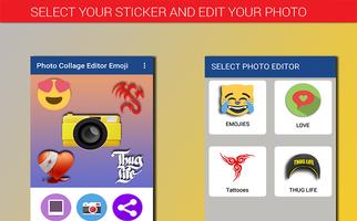 Photo Editor Collage Maker & Emoji Sticker Maker Affiche