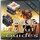 Clash Base Layouts Guide Pro. icône