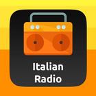 Italian Music & Talk Radio Stations icône