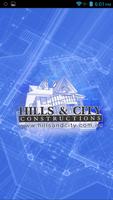 Hills and City Construction ポスター