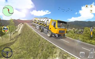 Oil Tanker Fuel Hill Transport syot layar 3