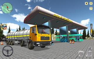 Oil Tanker Fuel Hill Transport syot layar 2