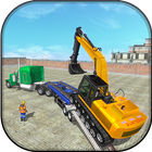 Construction Machines Transporter Cargo Truck Game ไอคอน