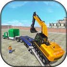 Construction Machines Transporter Cargo Truck Game icon