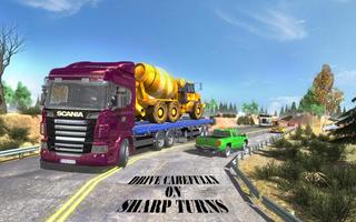 Máquinas de construção Transporter Game Truck Car imagem de tela 2