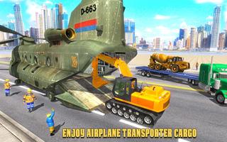 Construction Machines Airplane Transporter Cargo screenshot 2