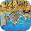 Crane Excavator Bridge Builder:Uphill Construction