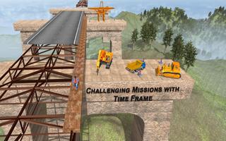 Crane Excavator Bridge Builder screenshot 3
