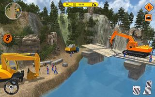 Crane Excavator Bridge Builder screenshot 2