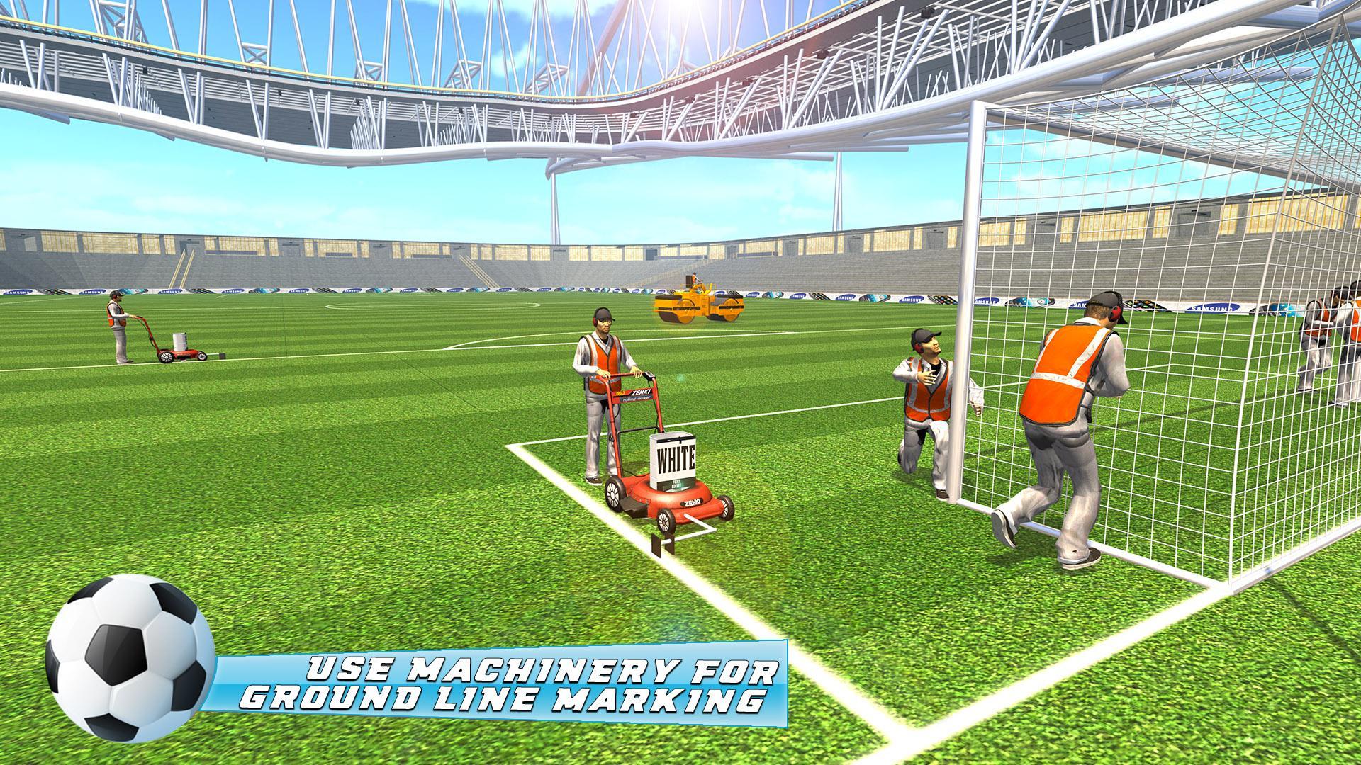 Android 用の サッカースタジアム建設シミュレータ18 Apk をダウンロード