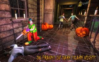 Halloween Killer Clown Pranks Sim poster