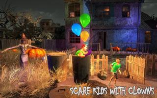 Halloween Killer Clown Pranks Sim screenshot 1