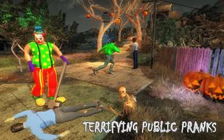 Halloween Killer Clown Pranks Sim screenshot 2