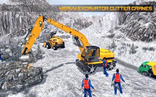 Heavy Excavator Crane Simulator: Snow Removal Ops screenshot 1
