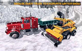 Heavy Excavator Crane Simulator: Snow Removal Ops screenshot 2