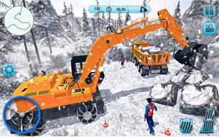 Heavy Excavator Crane Simulator: Snow Removal Ops screenshot 3