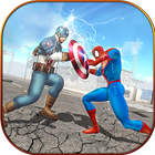 Super Spider Hero vs Captain USA Superhero Revenge simgesi