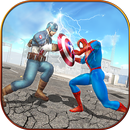 Super Spider Hero vs Captain USA Superhero Revenge APK