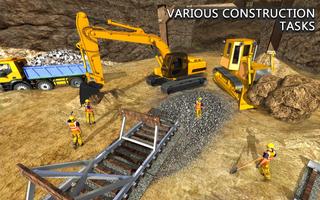 Tunnel Construction 3D & Railroad Builder Game screenshot 1