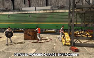 Train Mechanic Workshop Garage 스크린샷 1