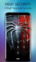 Spider Keypad Lock Screen Affiche