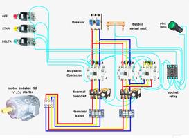 Star Delta Wiring Diagram Poster