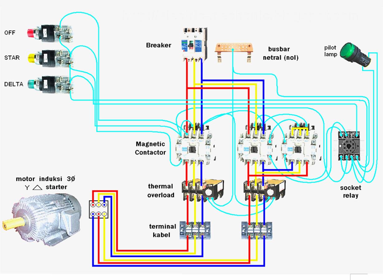 Star Delta Starter Control Wiring Diagram - Wiring Diagram and Schematics